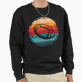 American Football Circle Sweatshirt - Graphic Print for Adults - T-Shirt, Sweatshirt, Hoodie