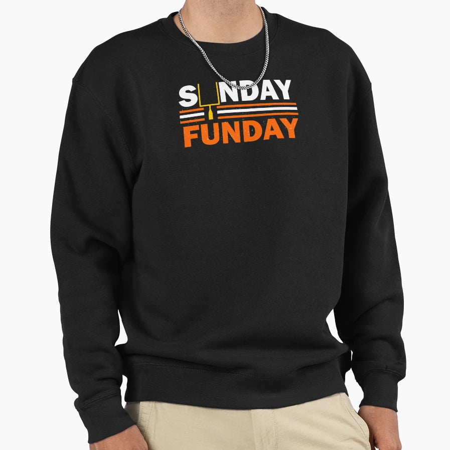 Sunday Funday Cleveland Sweatshirt - Casual Everyday Wear Unisex - T-Shirt, Sweatshirt, Hoodie