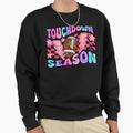 Colorful Touchdown Season Sweatshirt - Fun Novelty Design for Adults - T-Shirt, Sweatshirt, Hoodie