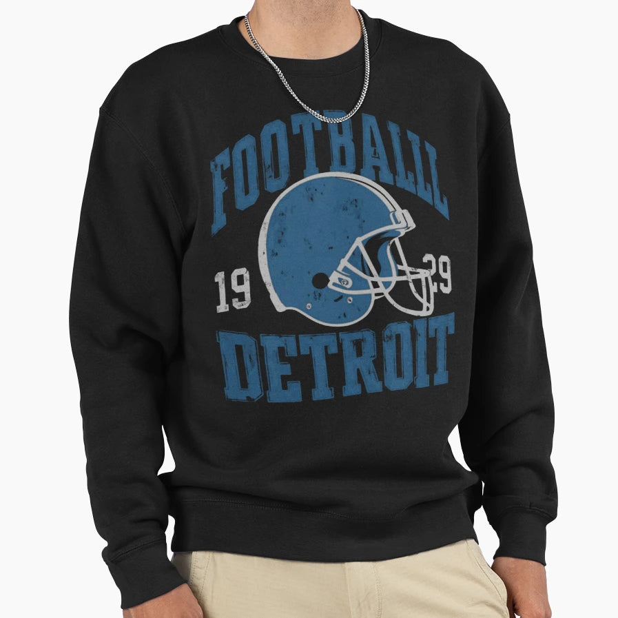 Football Detroit Lions Sweatshirt - Casual Everyday Wear for Adults - T-Shirt, Sweatshirt, Hoodie