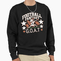 Football Fantasy Goat Sweatshirt - Aesthetic Graphic Unisex - T-Shirt, Sweatshirt, Hoodie