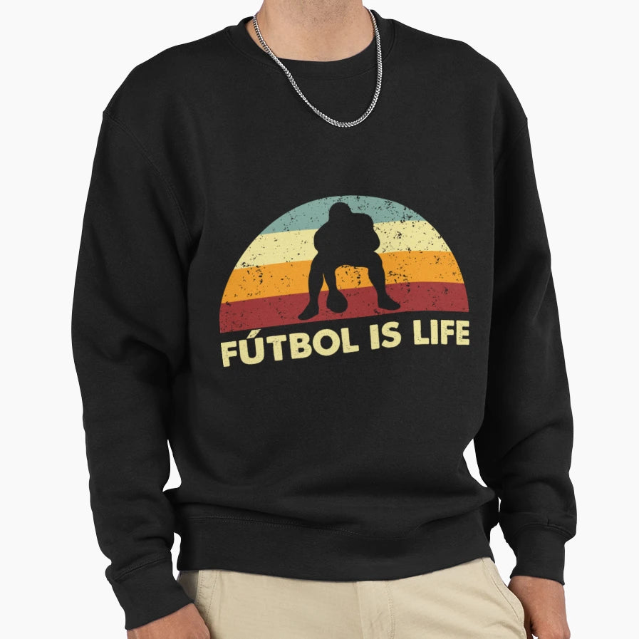 American Football Is Life10 Sweatshirt - Aesthetic Graphic Unisex - T-Shirt, Sweatshirt, Hoodie