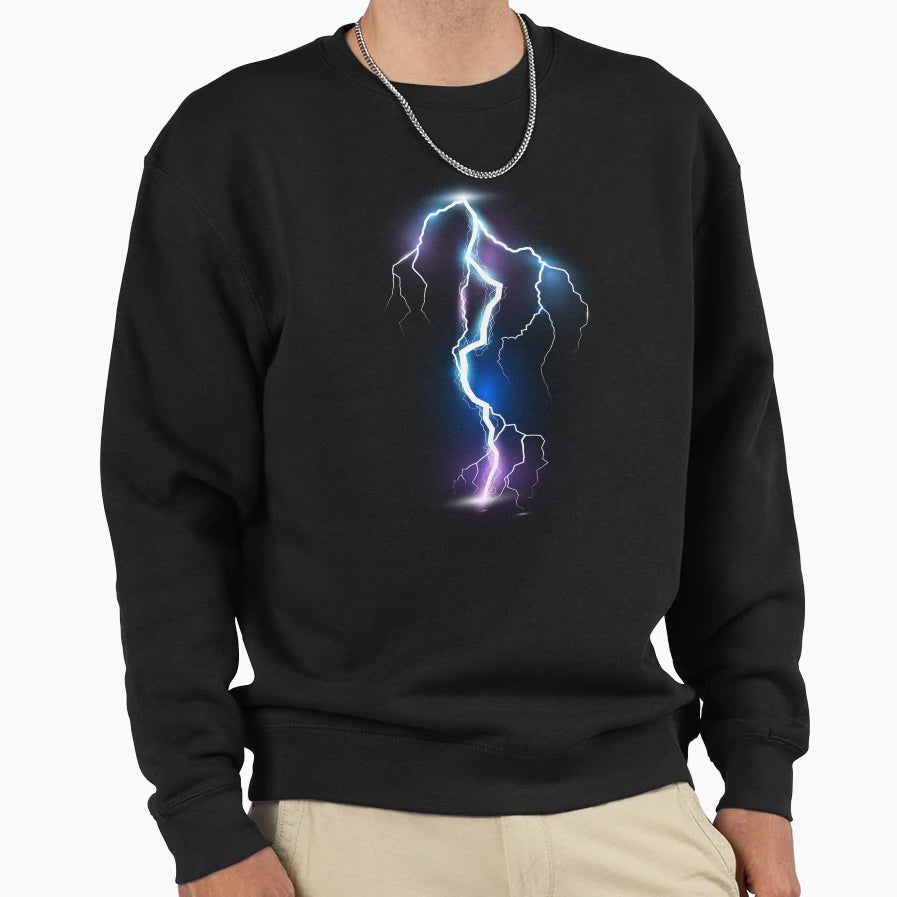 Lightning Lightning Thunderstorm Sweatshirt - Novelty Apparel Men Women - T-Shirt, Sweatshirt, Hoodie