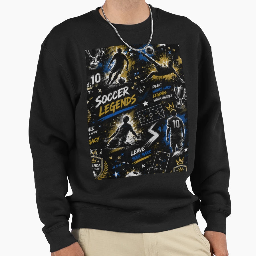Soccer Fan Gift Football Lover Sweatshirt - Fun Novelty Design for Adults - T-Shirt, Sweatshirt, Hoodie