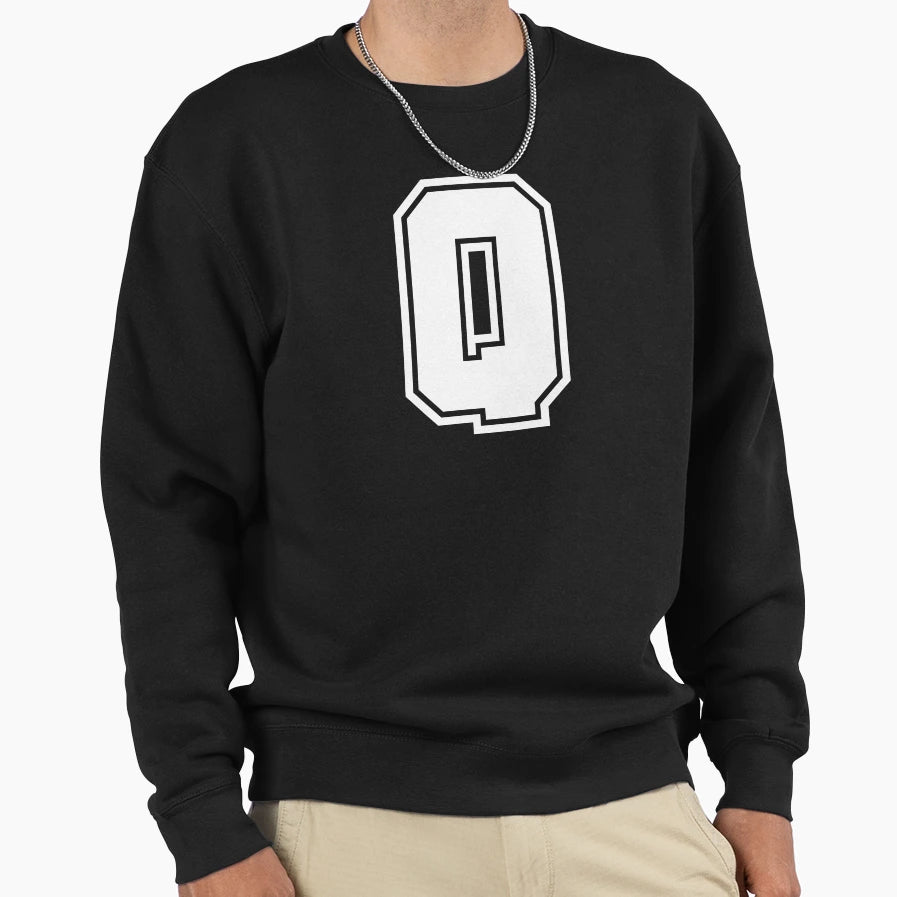 Letter Q Sweatshirt - Streetwear Style Unisex - T-Shirt, Sweatshirt, Hoodie