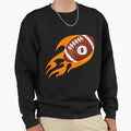 Monogram O Football Fireball Sweatshirt - Trendy Graphic Unisex - T-Shirt, Sweatshirt, Hoodie