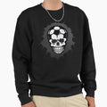 Halloween Soccer Skull Sweatshirt - Graphic Print Unisex - T-Shirt, Sweatshirt, Hoodie