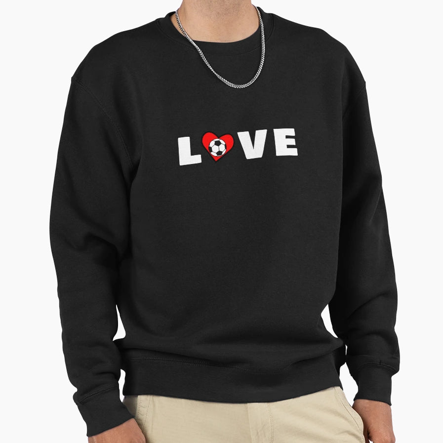 Love Football Sweatshirt - Fun Novelty Design Men Women - T-Shirt, Sweatshirt, Hoodie