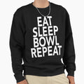 Eat Sleep Bowl Repeat Funny Gift T-Shirt - Aesthetic Graphic for Adults - T-Shirt, Sweatshirt, Hoodie