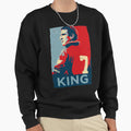 Cantona King Sweatshirt - Minimalist Print Unisex - T-Shirt, Sweatshirt, Hoodie