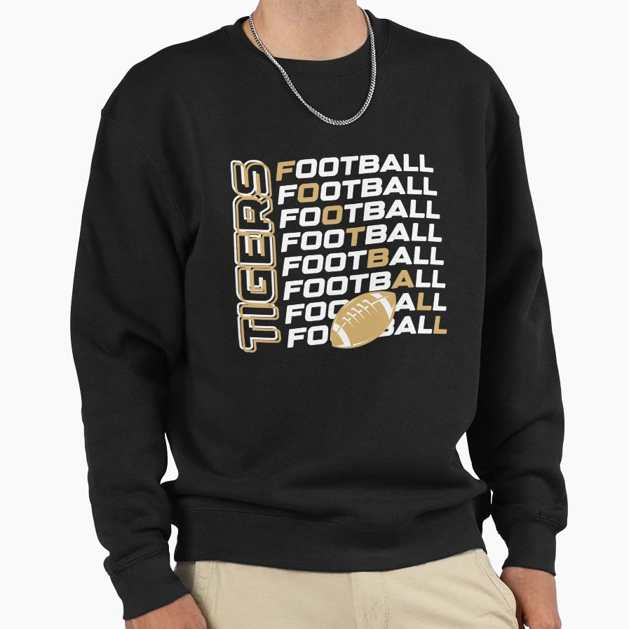 Tigers Football Mom Today Art Sweatshirt - Trendy Graphic Unisex - T-Shirt, Sweatshirt, Hoodie