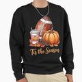 Football Lovers Pumpkin Fall Sweatshirt - Novelty Apparel for Adults - T-Shirt, Sweatshirt, Hoodie