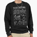 American Football Player Touchdown Sweatshirt - Trendy Graphic for Adults - T-Shirt, Sweatshirt, Hoodie