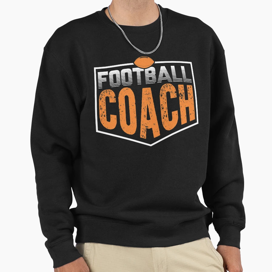 Football Coach Gift Sweatshirt - Custom Art Print Men Women - T-Shirt, Sweatshirt, Hoodie