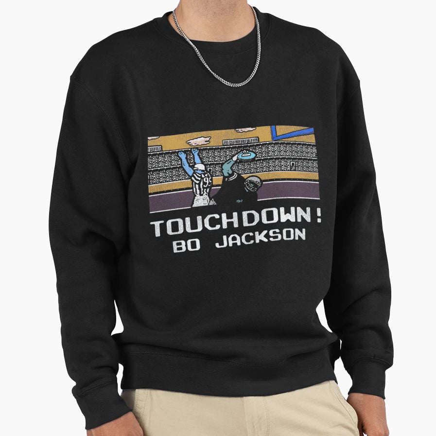 Football Touchdown Bo Jackson Legend Sweatshirt - Trendy Graphic Unisex - T-Shirt, Sweatshirt, Hoodie