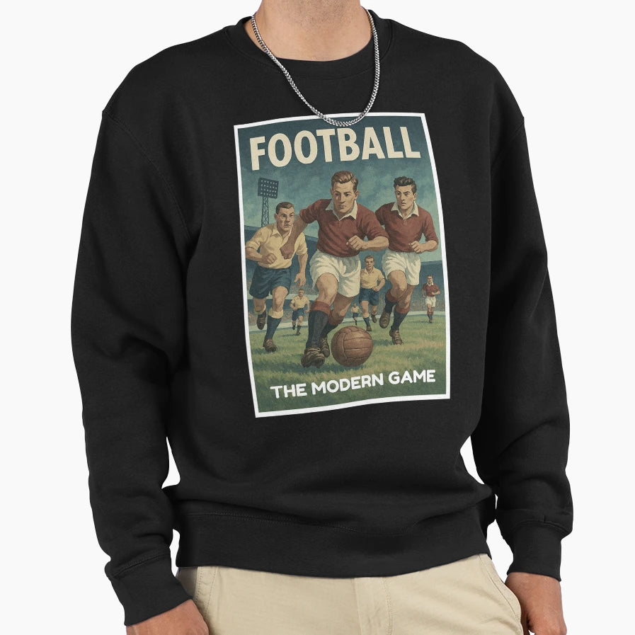 Football Modern Game Sweatshirt - Novelty Apparel for Adults - T-Shirt, Sweatshirt, Hoodie