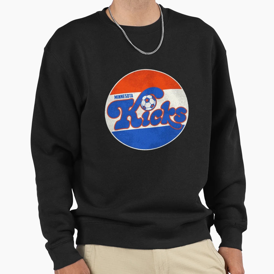 Defunct Minnesota Kicks Soccer Team Sweatshirt - Unique Graphic Men Women - T-Shirt, Sweatshirt, Hoodie