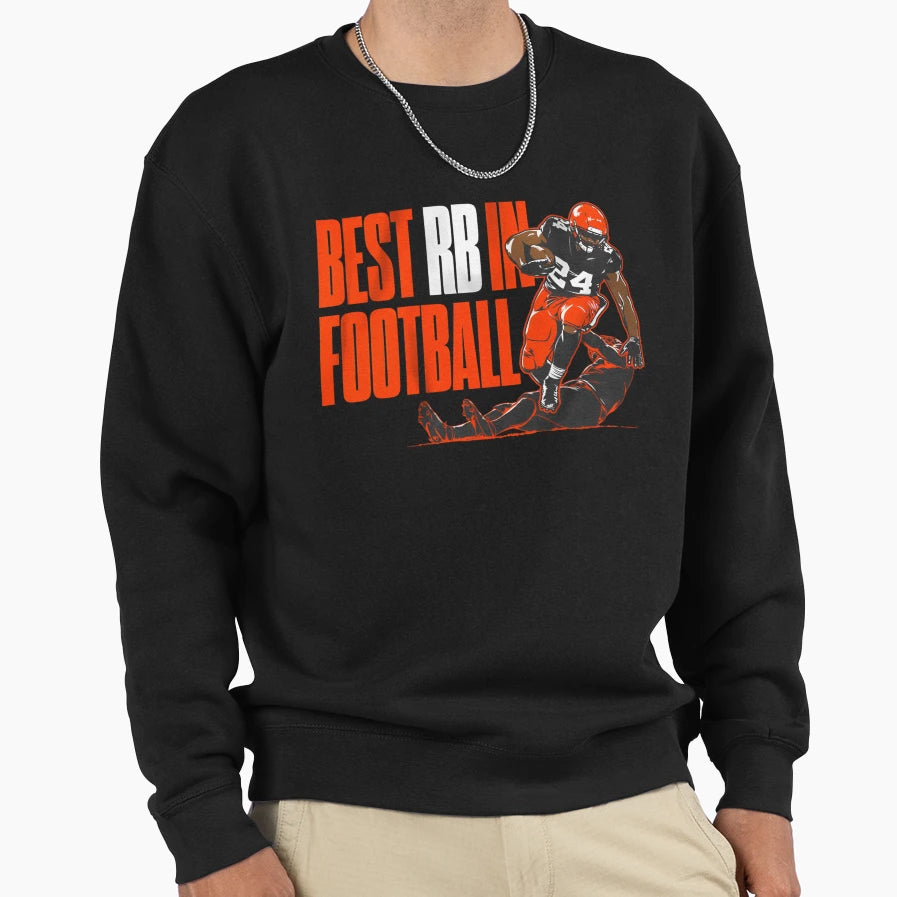 Nick Chubb Best Rb Football Sweatshirt - Custom Art Print for Adults - T-Shirt, Sweatshirt, Hoodie