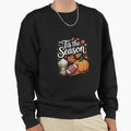 Pumpkin Spice Football Tis Season Sweatshirt - Novelty Apparel Men Women - T-Shirt, Sweatshirt, Hoodie