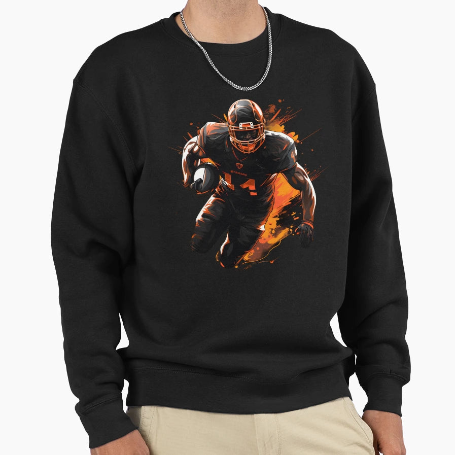 American Football Color Painting No 9 T-Shirt - Graphic Print Men Women - T-Shirt, Sweatshirt, Hoodie