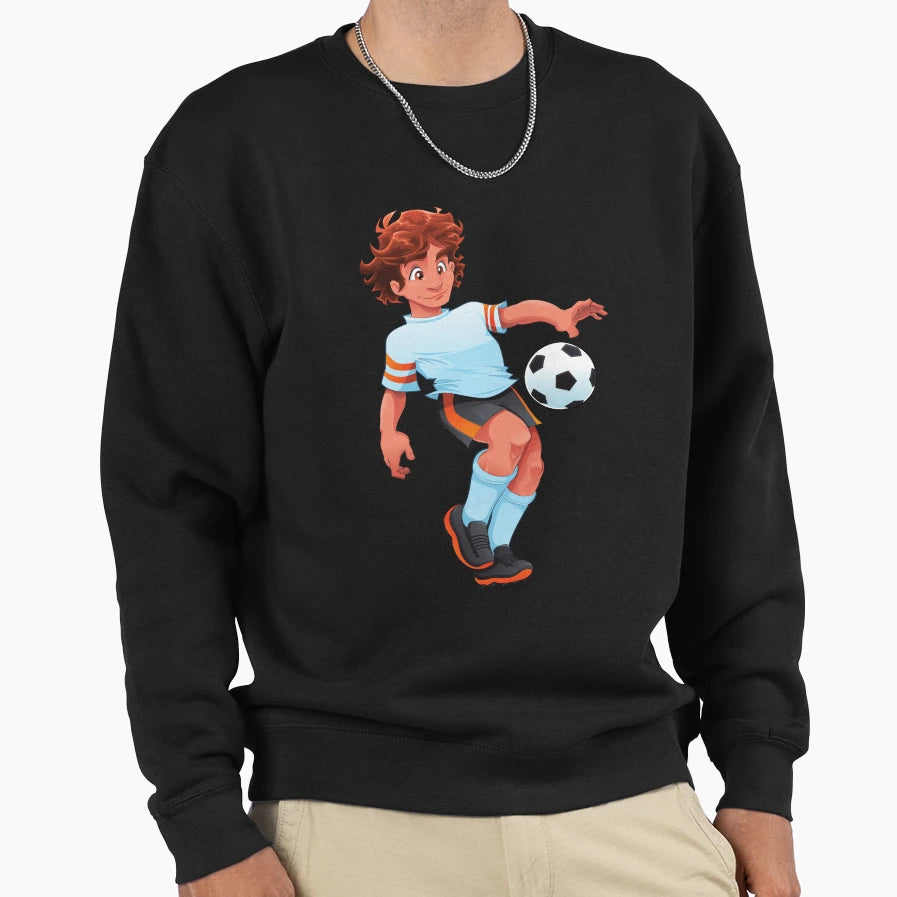 Pro Soccer Player Sweatshirt - Aesthetic Graphic Men Women - T-Shirt, Sweatshirt, Hoodie