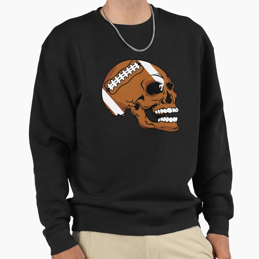 Rugby Skull Hardcore Game Passion Sweatshirt - Fun Novelty Design Unisex - T-Shirt, Sweatshirt, Hoodie