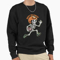Skeleton American Football Player Sweatshirt - Aesthetic Graphic Men Women - T-Shirt, Sweatshirt, Hoodie