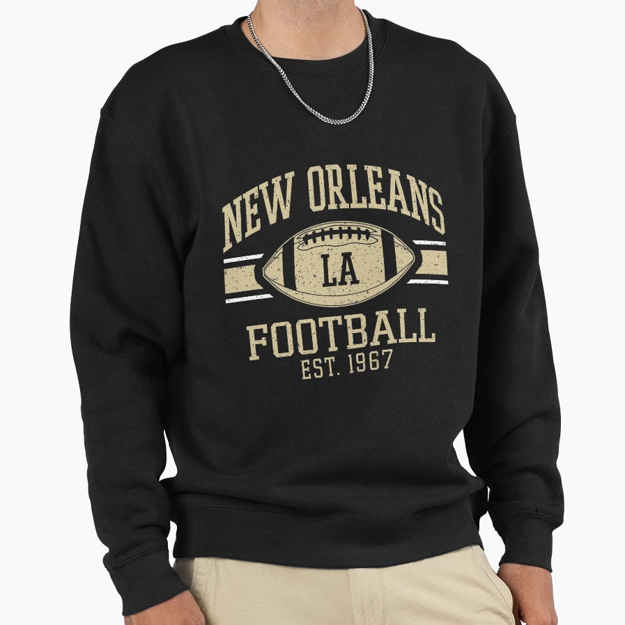 New Orleans Football Team Louisiana Sweatshirt - Unique Graphic for Adults - T-Shirt, Sweatshirt, Hoodie