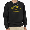 Football Team Fullback Distressed Sweatshirt - Custom Art Print for Adults - T-Shirt, Sweatshirt, Hoodie