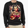 Football Pin Up Sweatshirt - Custom Art Print Men Women - T-Shirt, Sweatshirt, Hoodie
