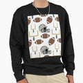 American Football Seamless Sweatshirt - Custom Art Print for Adults - T-Shirt, Sweatshirt, Hoodie