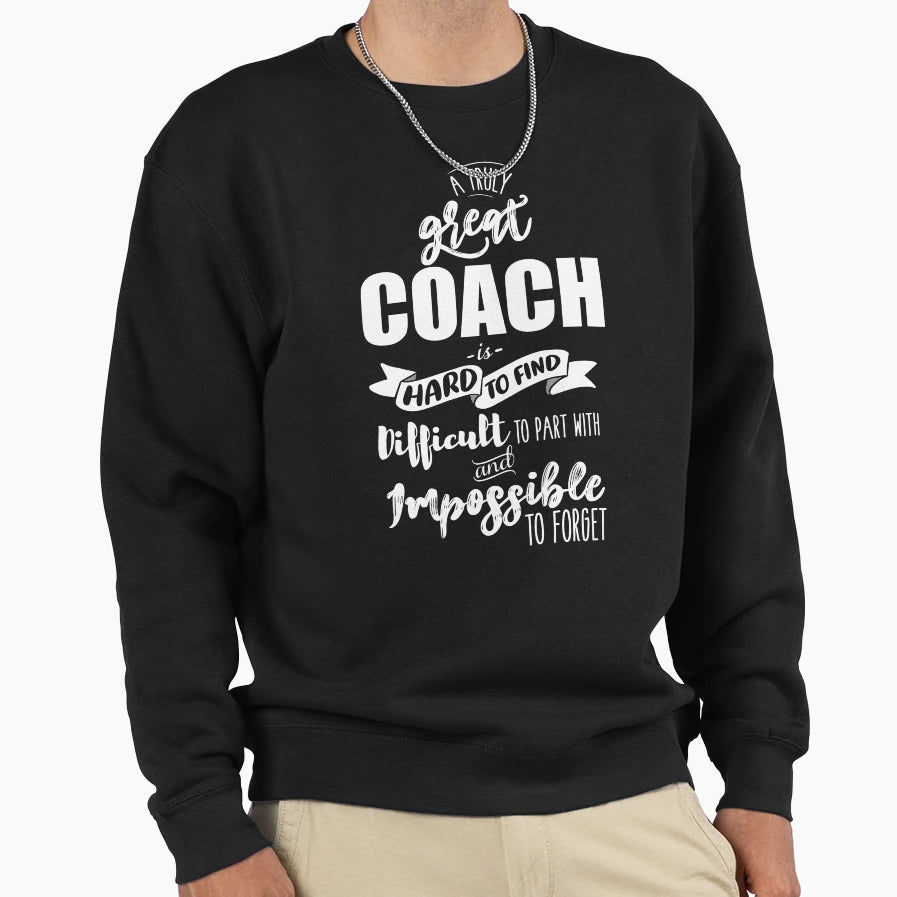 Best Coach Ever Coach Thank You Sweatshirt - Aesthetic Graphic for Adults - T-Shirt, Sweatshirt, Hoodie