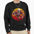 Skeleton Football Player Skeleton Sweatshirt - Unique Graphic Unisex - T-Shirt, Sweatshirt, Hoodie