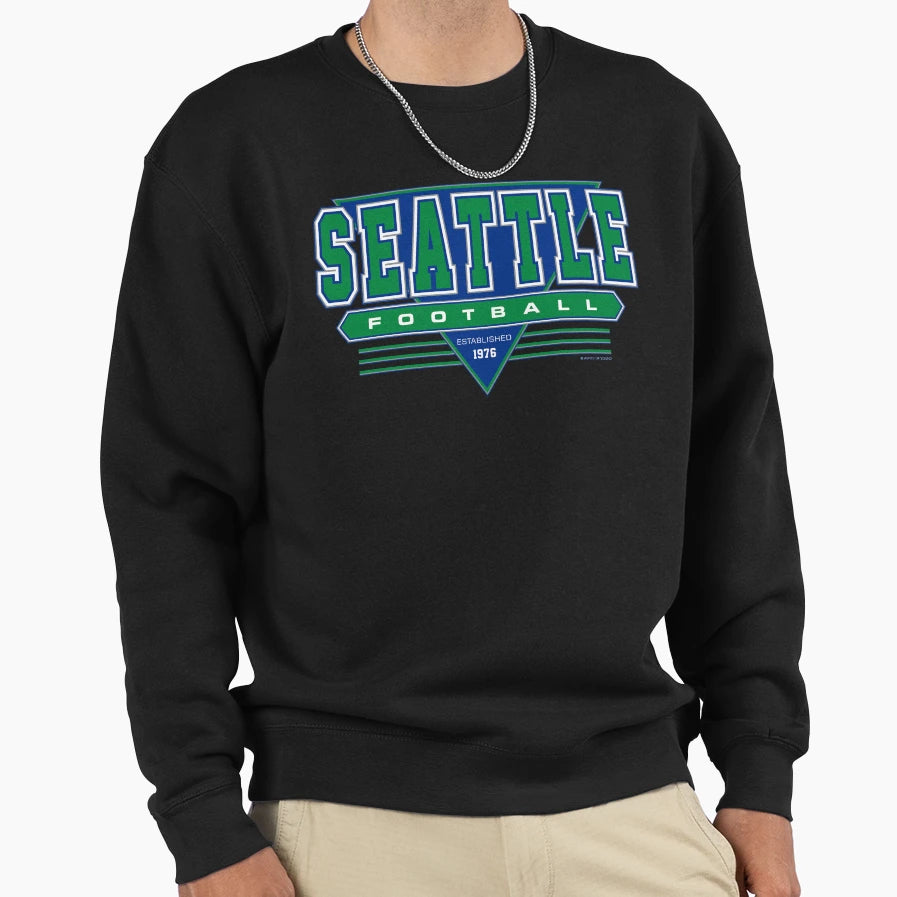 Seattle Football Seahawks Inspired Sweatshirt - Aesthetic Graphic Unisex - T-Shirt, Sweatshirt, Hoodie