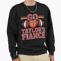 Football Heart Number 87 Go Team Sweatshirt - Unique Graphic Men Women - T-Shirt, Sweatshirt, Hoodie