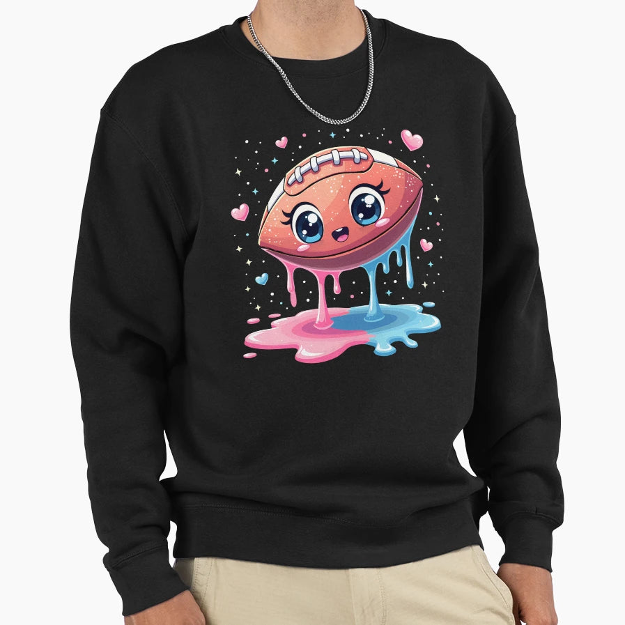 Football Drip Football Player Teen Sweatshirt - Streetwear Style Men Women - T-Shirt, Sweatshirt, Hoodie