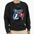 Tampa Bay Sports Teams Triquad Sweatshirt - Novelty Apparel Men Women - T-Shirt, Sweatshirt, Hoodie
