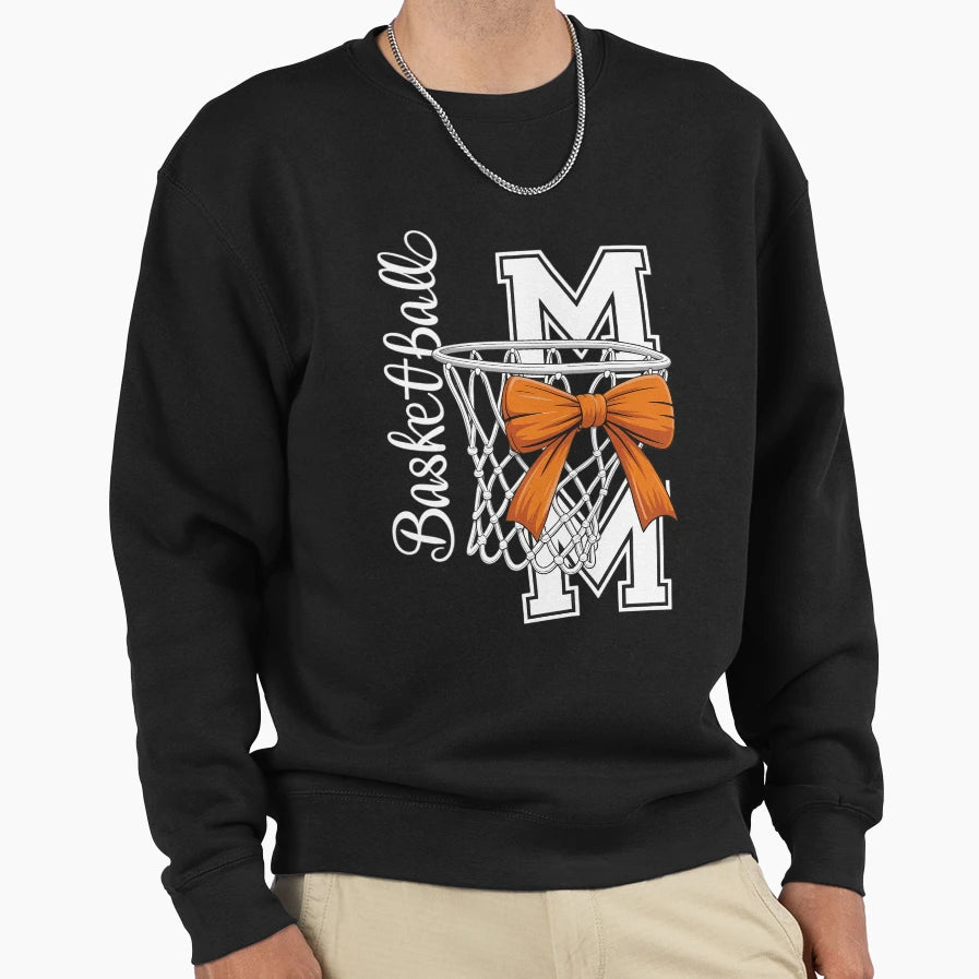 Basketball Mom Game Day Funny Sweatshirt - Custom Art Print Unisex - T-Shirt, Sweatshirt, Hoodie