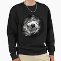 Soccer Ball Fire Sweatshirt - Casual Everyday Wear Unisex - T-Shirt, Sweatshirt, Hoodie