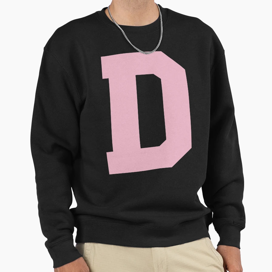 Alphabet Rose D Sports Letter D Sweatshirt - Fun Novelty Design Men Women - T-Shirt, Sweatshirt, Hoodie