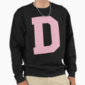 Alphabet Rose D Sports Letter D Sweatshirt - Fun Novelty Design Men Women - T-Shirt, Sweatshirt, Hoodie