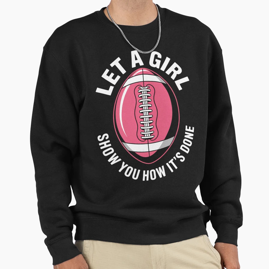 Funny Flag Football Joke Sweatshirt - Fun Novelty Design for Adults - T-Shirt, Sweatshirt, Hoodie
