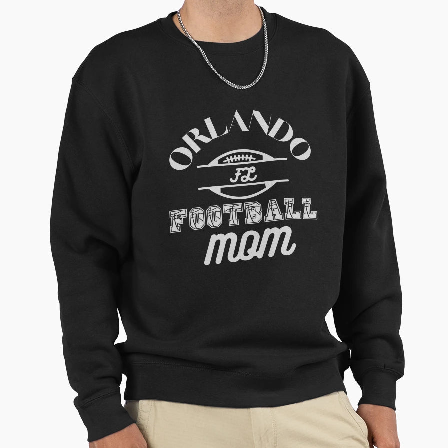 Orlando Fl Football Mom Sweatshirt - Novelty Apparel for Adults - T-Shirt, Sweatshirt, Hoodie