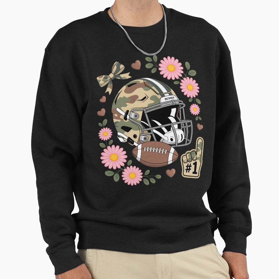 Football Game Day Thanksgiving Sweatshirt - Fun Novelty Design for Adults - T-Shirt, Sweatshirt, Hoodie