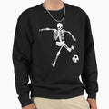 Funny Skeleton Playing Soccer Sweatshirt - Trendy Graphic Men Women - T-Shirt, Sweatshirt, Hoodie