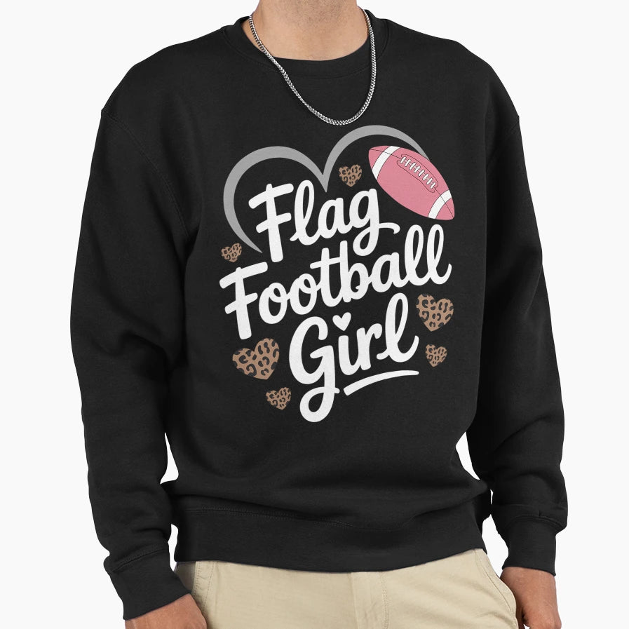 Flag Football Lovers Sweatshirt - Streetwear Style Men Women - T-Shirt, Sweatshirt, Hoodie