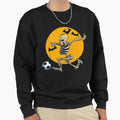 Soccer Skeleton Halloween Soccer Sweatshirt - Custom Art Print for Adults - T-Shirt, Sweatshirt, Hoodie
