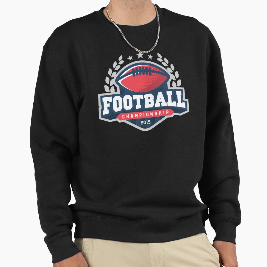 Football Sweatshirt - Graphic Print for Adults - T-Shirt, Sweatshirt, Hoodie
