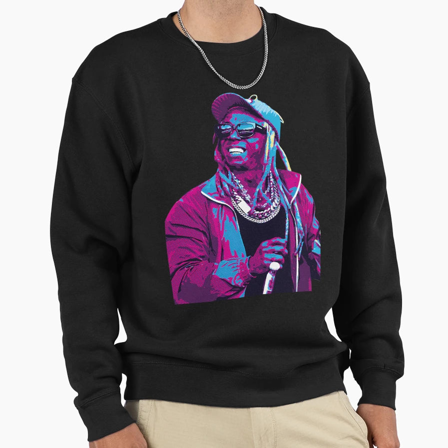 Lil Wayne Sweatshirt - Minimalist Print Men Women - T-Shirt, Sweatshirt, Hoodie
