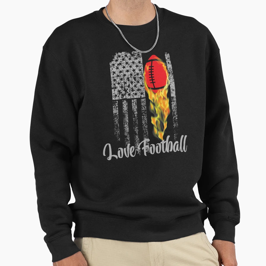 Love Football Id Love To But Its Sweatshirt - Unique Graphic for Adults - T-Shirt, Sweatshirt, Hoodie